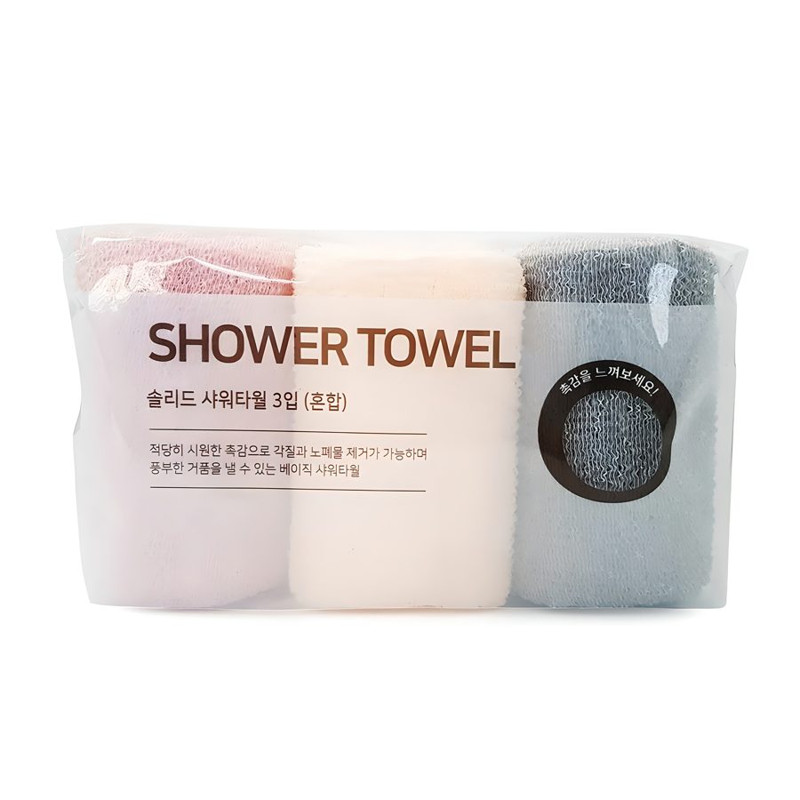 생활미소 솔리드 샤워타월