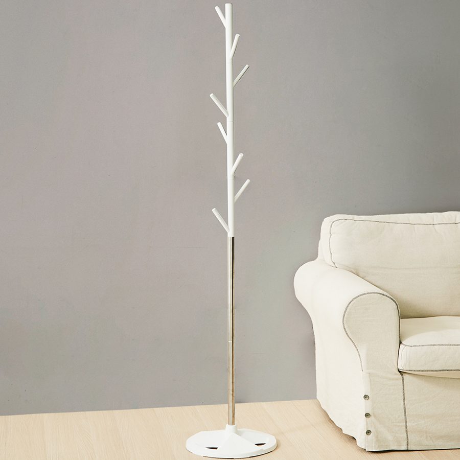 코멧 심플한 나무형 스탠드 옷걸이