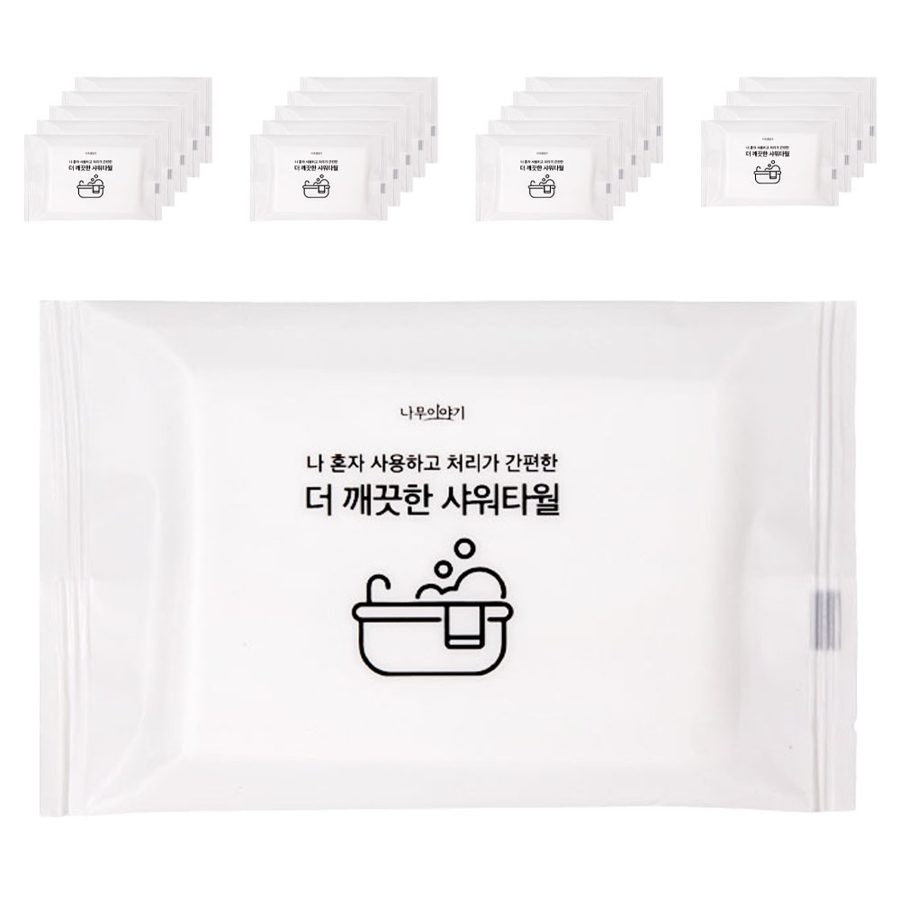 UH홈데코 부드러운 일회용 샤워타올