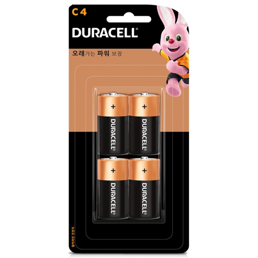 듀라셀 알카라인 C형 건전지