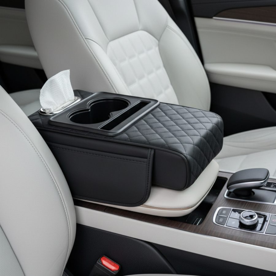 헤인느 차량용 콘솔 쿠션 자동차 팔걸이 쿠션