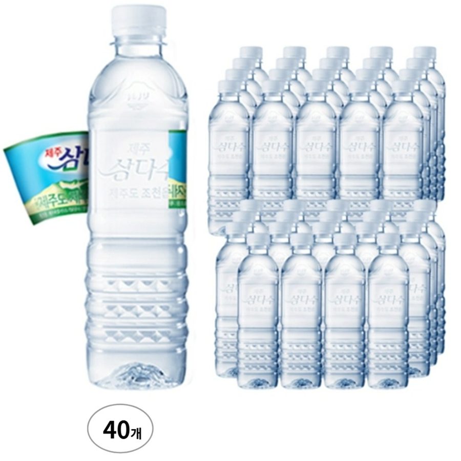 제주 삼다수 500ml 무라벨(100%)