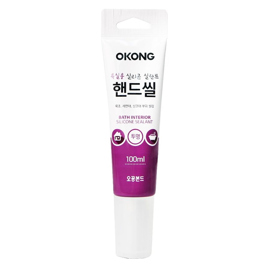 오공 욕실용 실리콘 실란트 핸드씰 투명