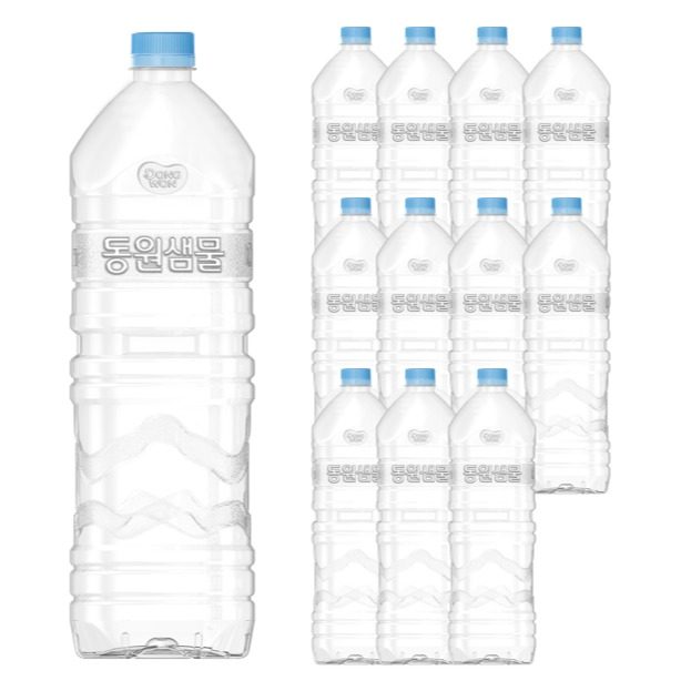 동원샘물 무라벨